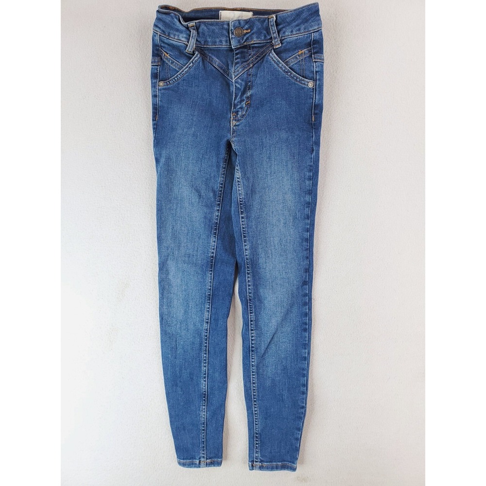 We The Free‎ Jeans Womens 24 Blue Skinny Ankle Low Rise Stretch Denim Pants